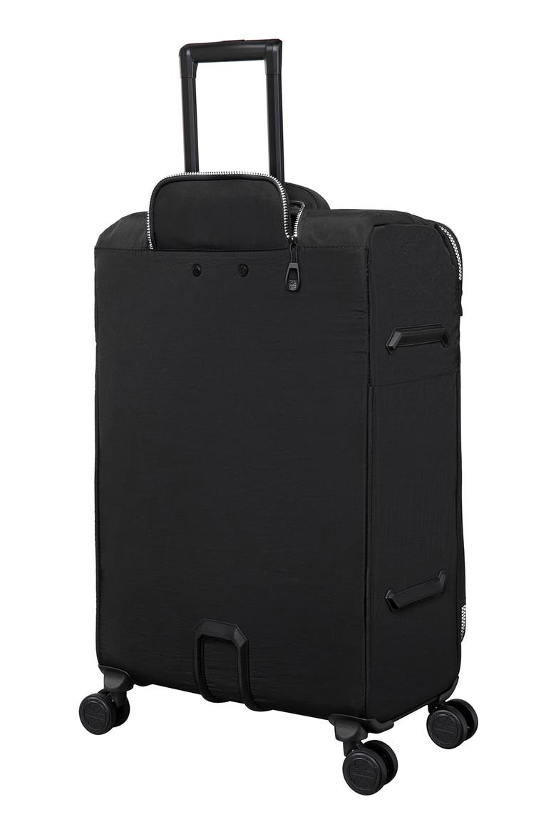 Ashdon 32-Inch Crinkle Nylon Spinner Suitcase, Alternate, color, BLACK