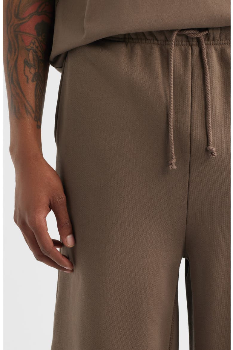 Core Cut Off Sweatpants, Alternate, color, VINTAGE BROWN