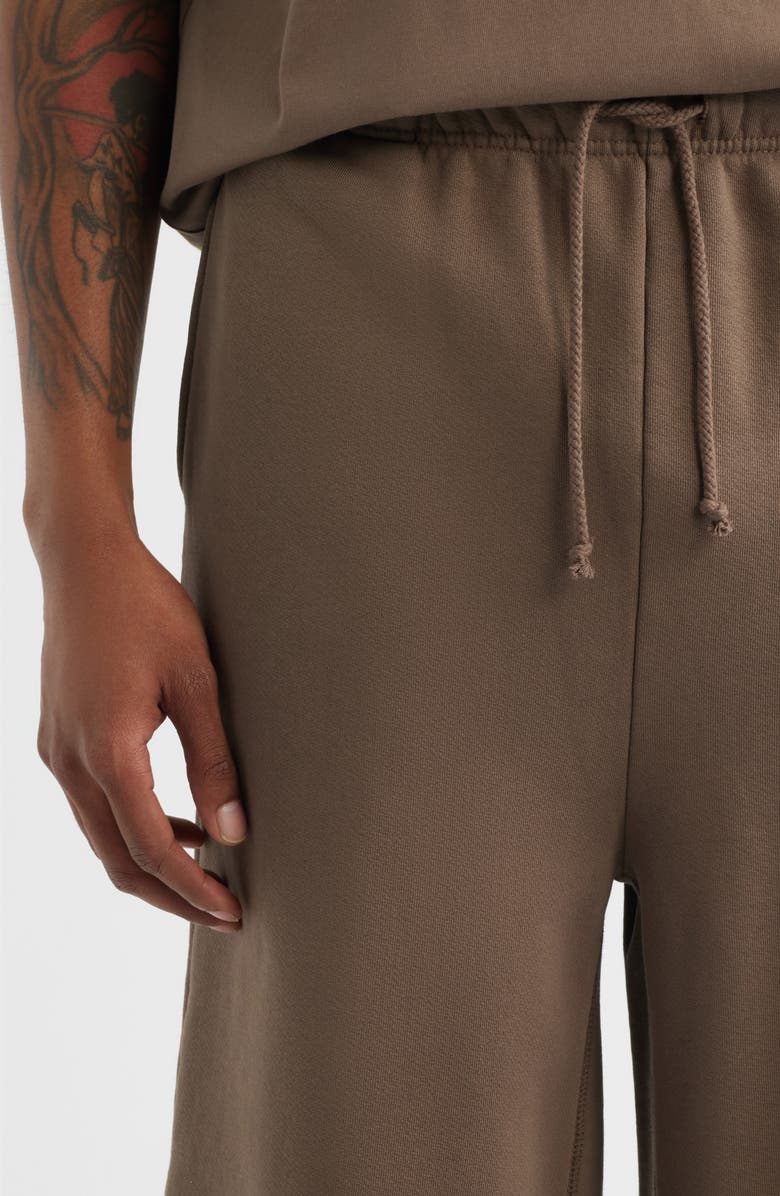 Elwood Core Cotton Cutoff Sweatpants, Alternate, color, Vintage Brown