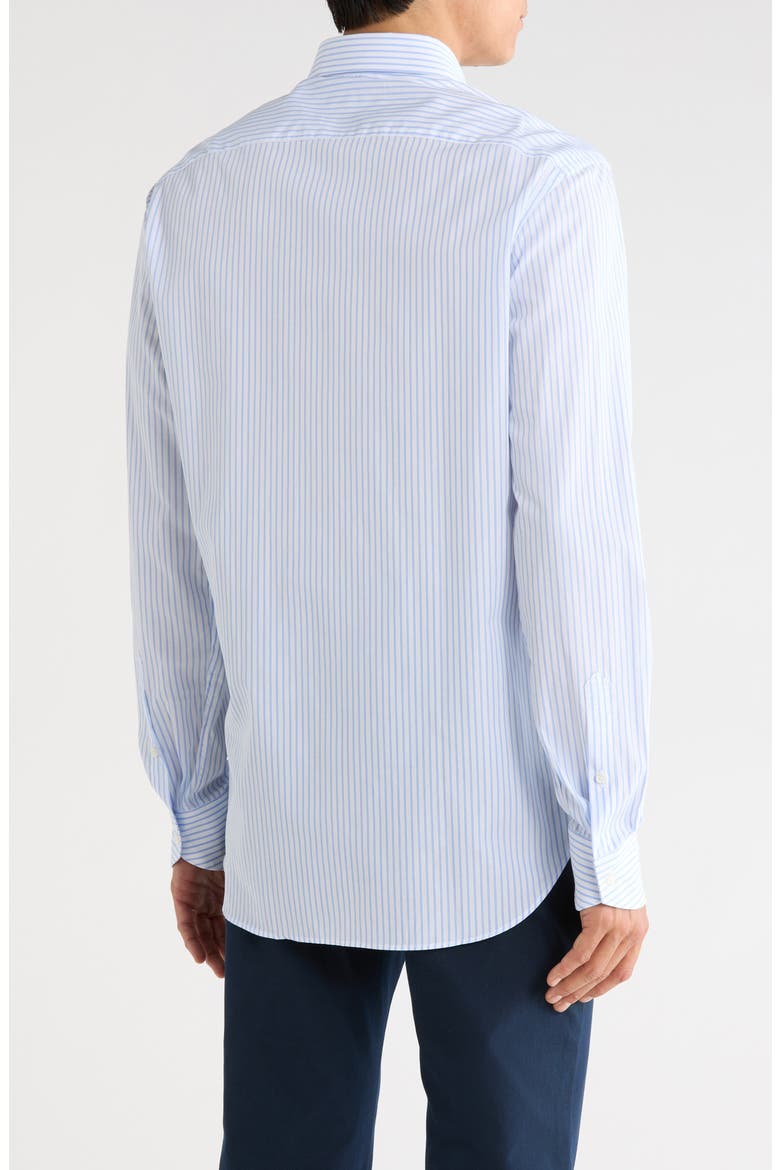 Cotton Dress Shirt, Alternate, color, BLUE MULTI
