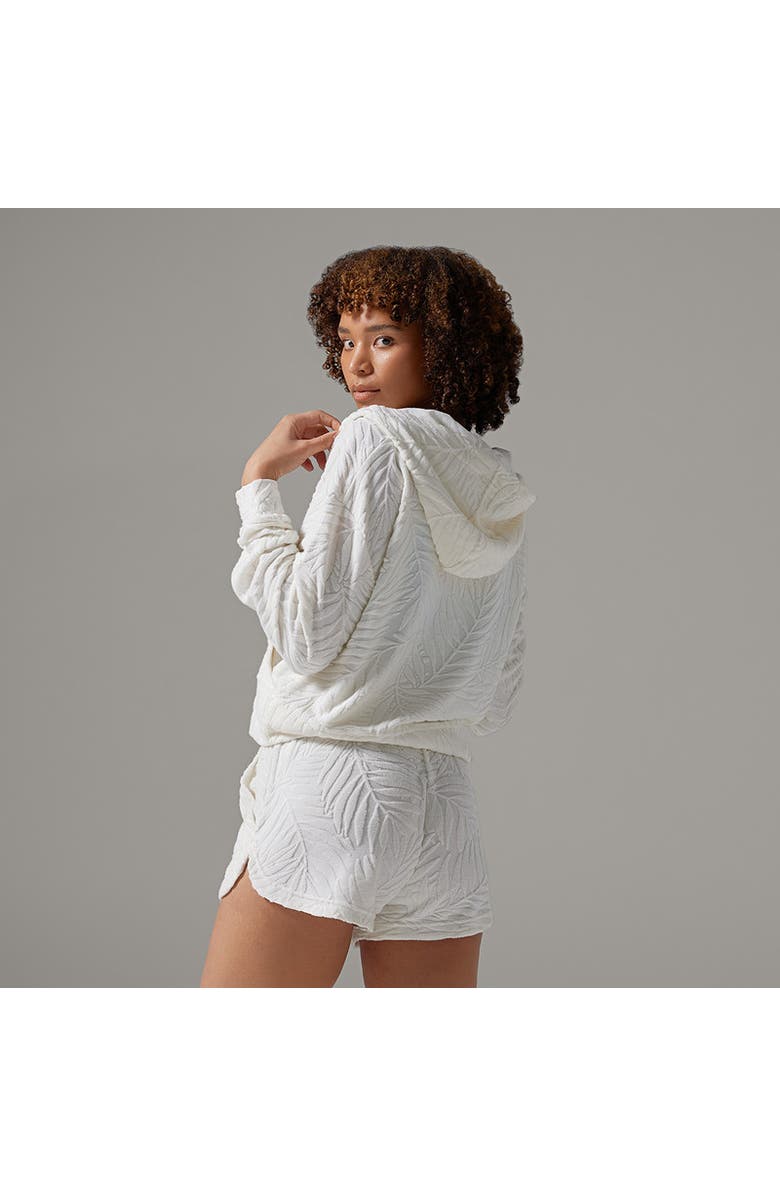 Tavi Palm Terry Zip Hoodie, Alternate, color, Coconut