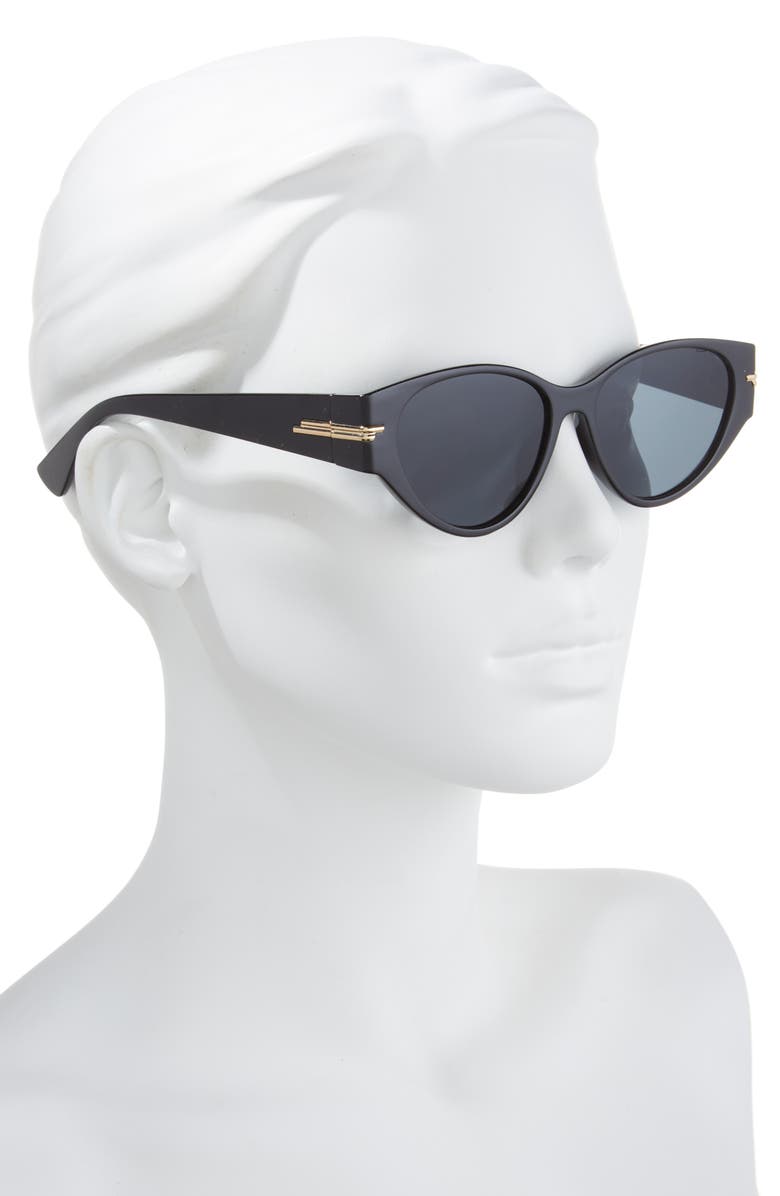 BP. Retro Cat Eye Sunglasses, Alternate, color, Black