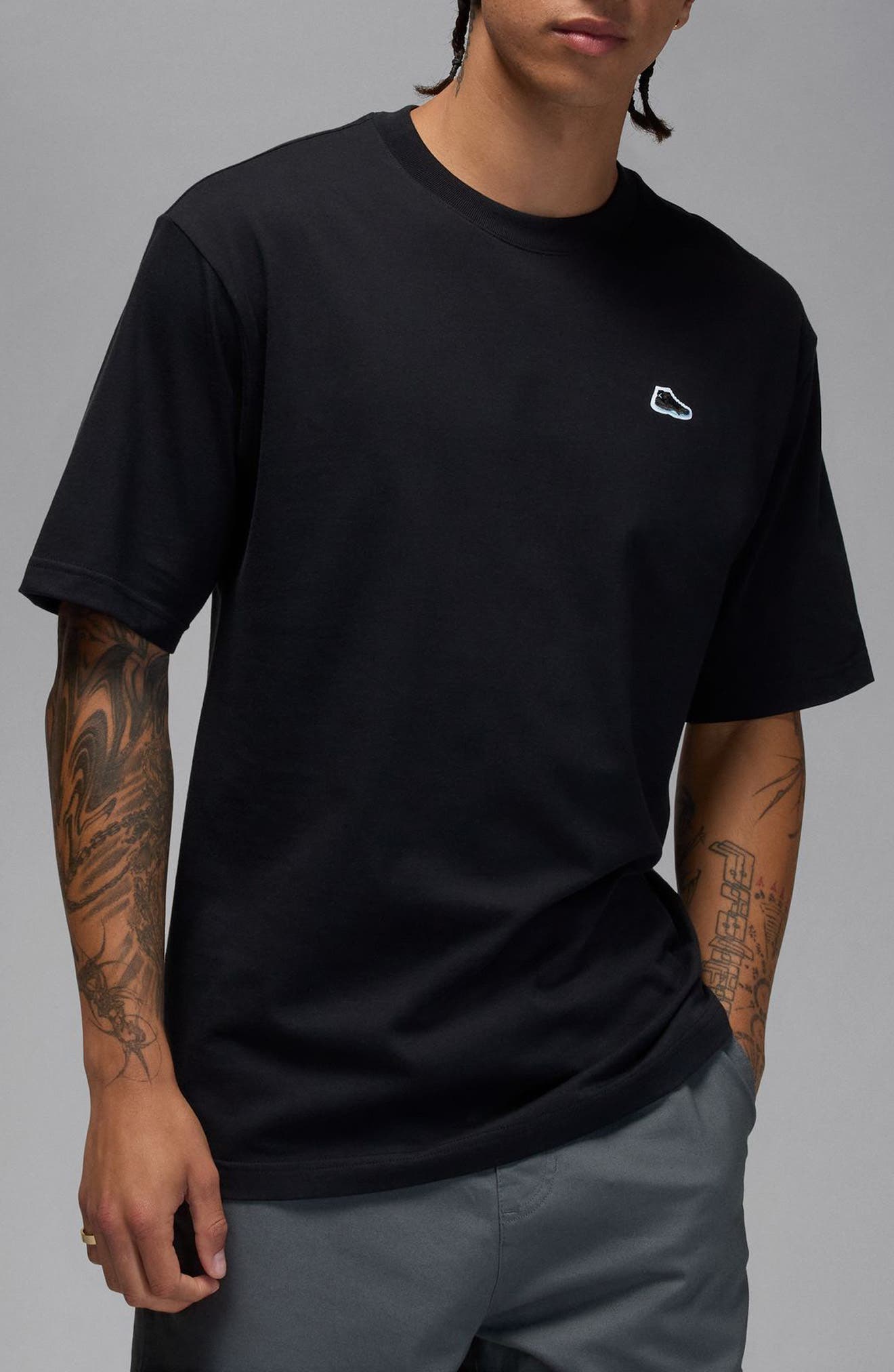 black jordan 11 shirt