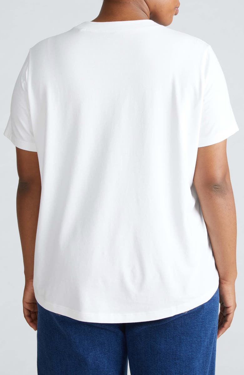 Universal Standard Garcon T-Shirt, Alternate, color, White