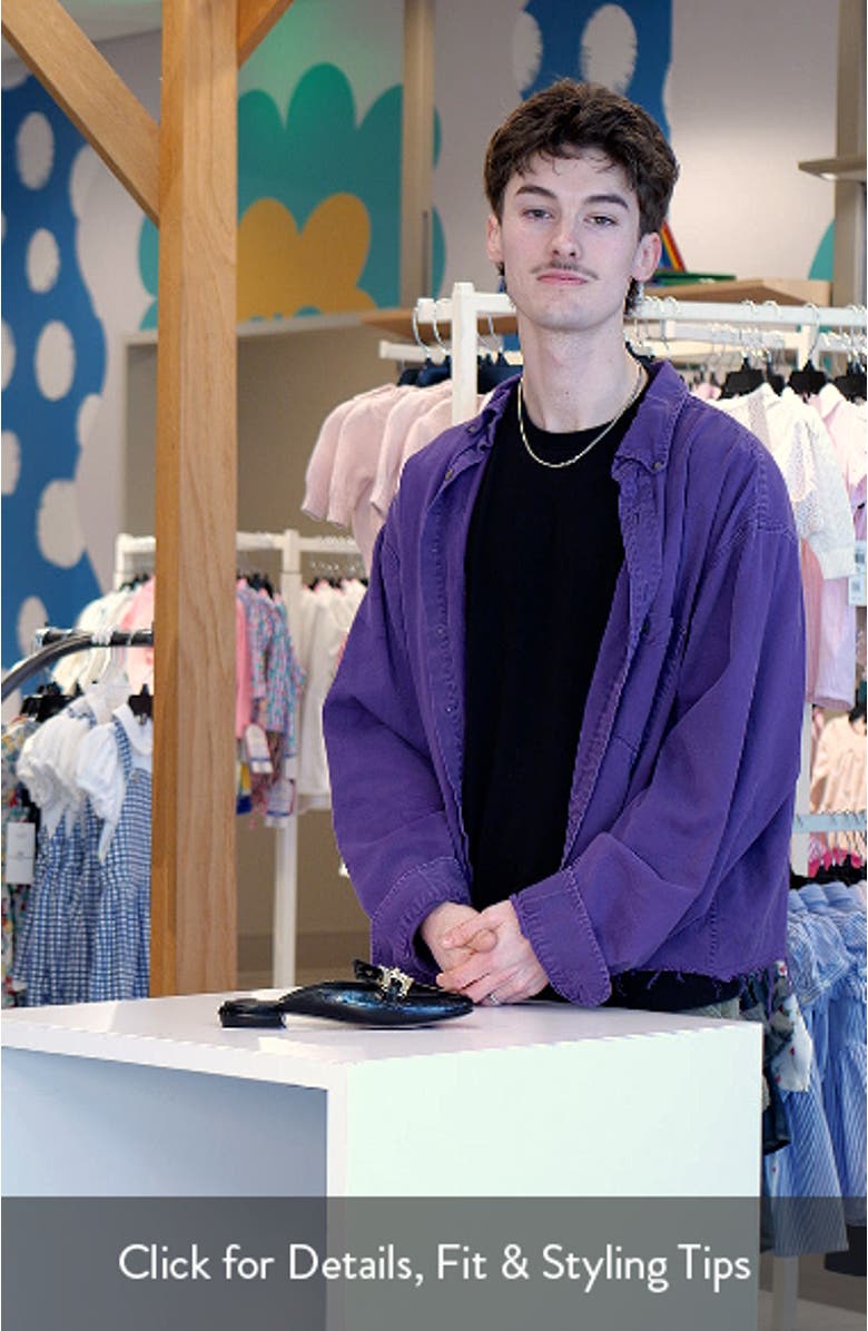 Sagee Patent Leather Mule, sales video thumbnail