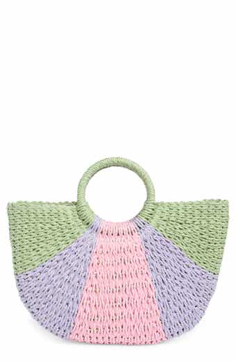 ALESSIA BIANCHI East/West Straw Tote