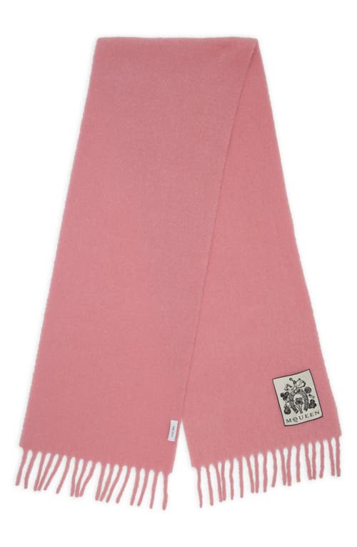 Alexander Mcqueen Mcqueen Solid Alpaca Blend Scarf