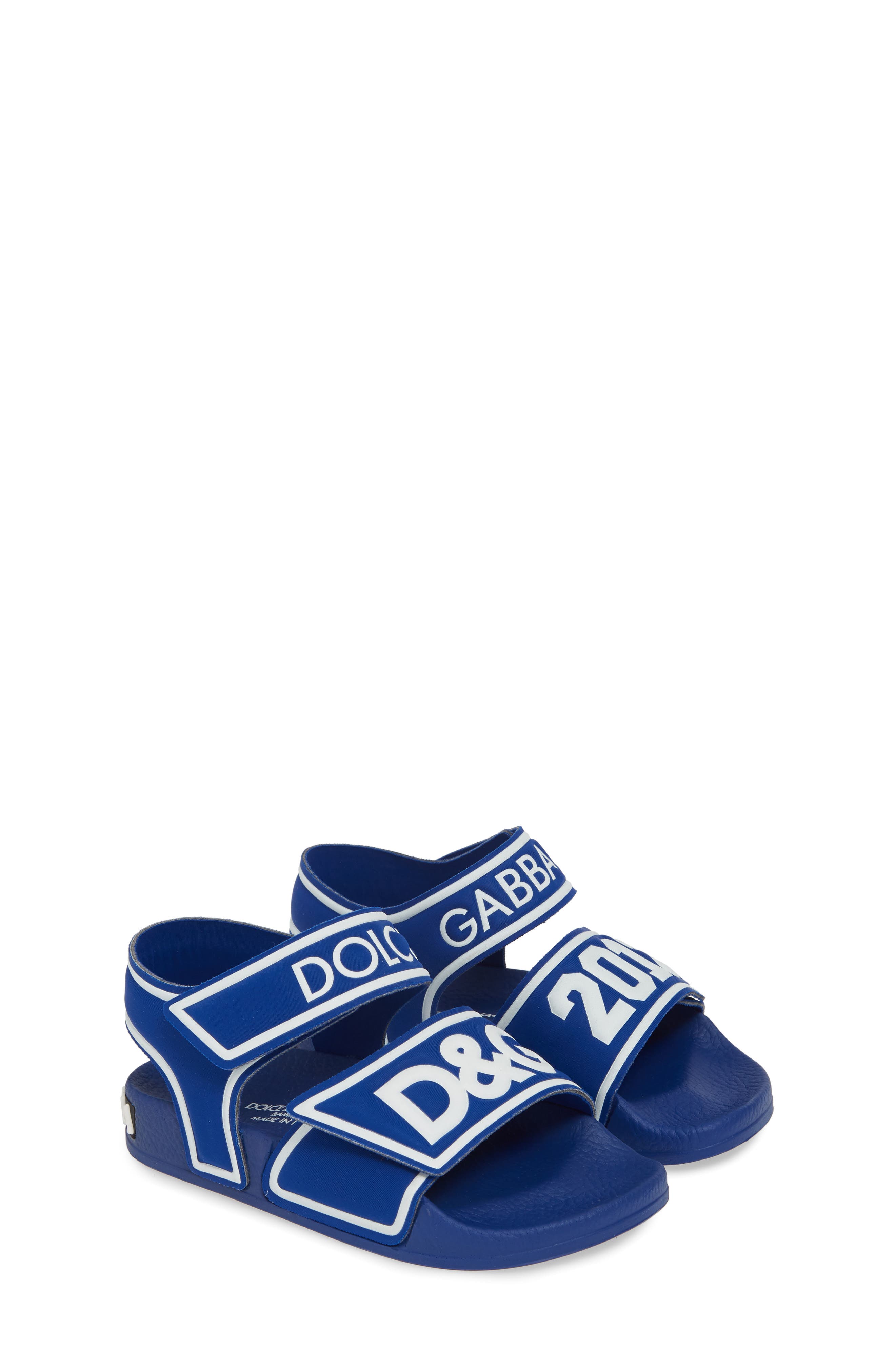 Dolce&Gabbana Jelly Fisherman Sandal, Alternate, color, 