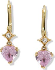 Anzie Jac + Jo Heart Drop Earrings