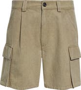 Noah Pleated Cargo Shorts
