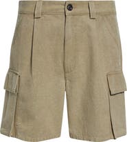 Noah Pleated Cargo Shorts
