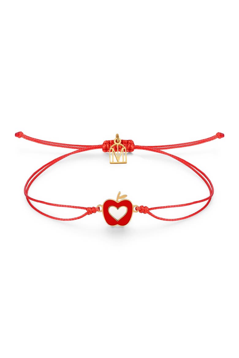 Thread for Teachers Teach Love Inspire bracelet, Main, color, Yellow Gold