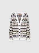 Missoni Oversized Wool And Viscose Zig Zag Cardigan