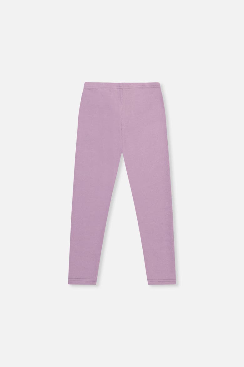 Rib Vertical Texture Elastic Waist Leggings, Alternate, color, Purple