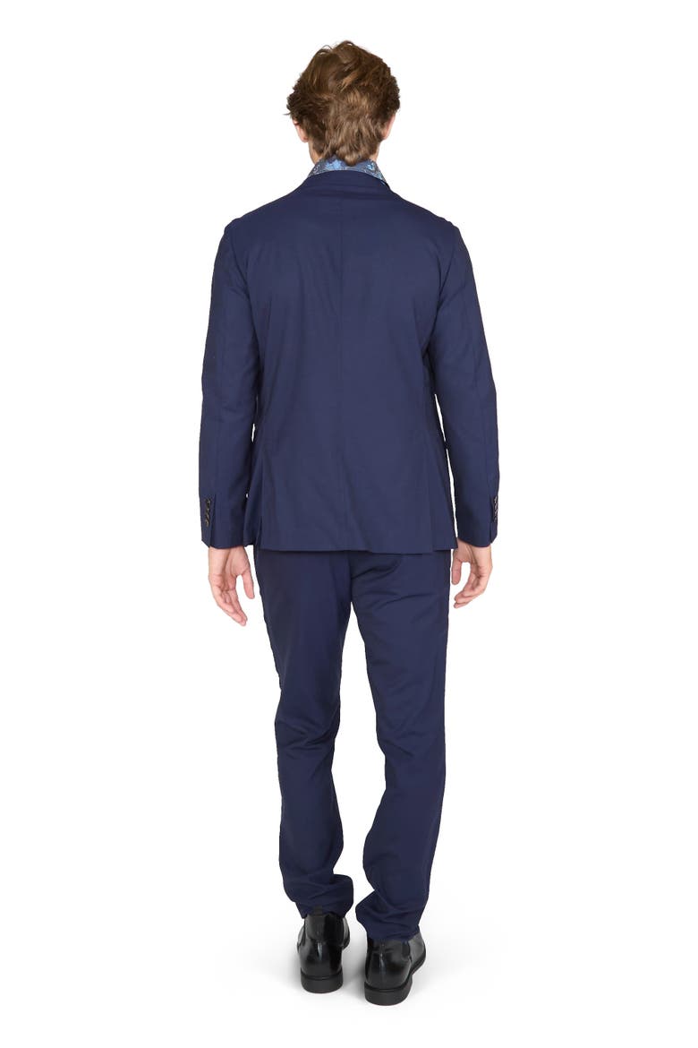 Judd Half Lined Tailored Wool Blazer, Alternate, color, Navy