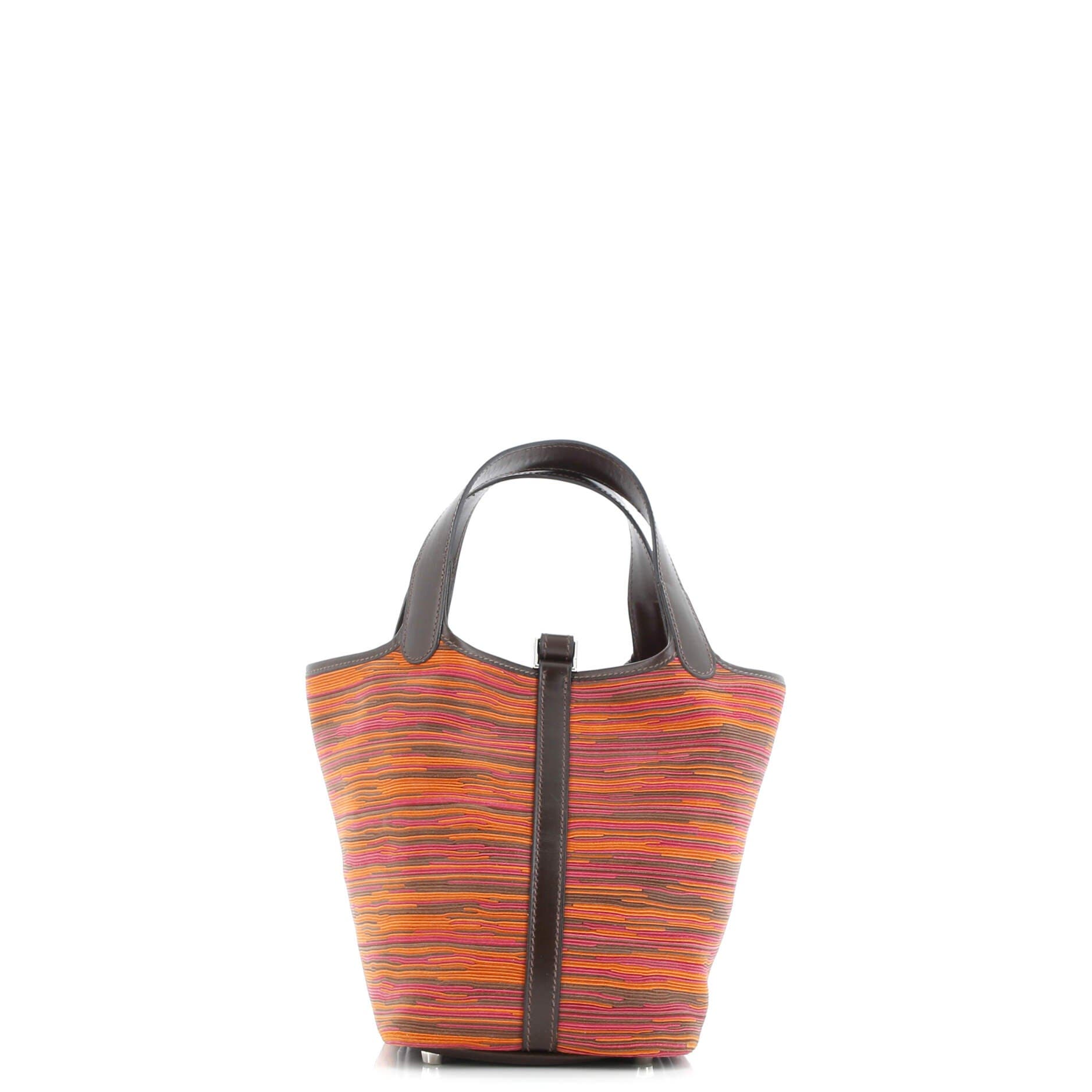 Pre-Owned Hermes Picotin Bag Vibrato PM, Alternate, color, Ebene