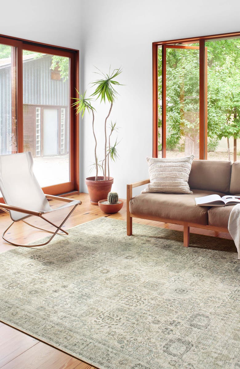 LOLOI II Skye Accent Rug - Natural / Sage, Alternate, color, Natural / Sage