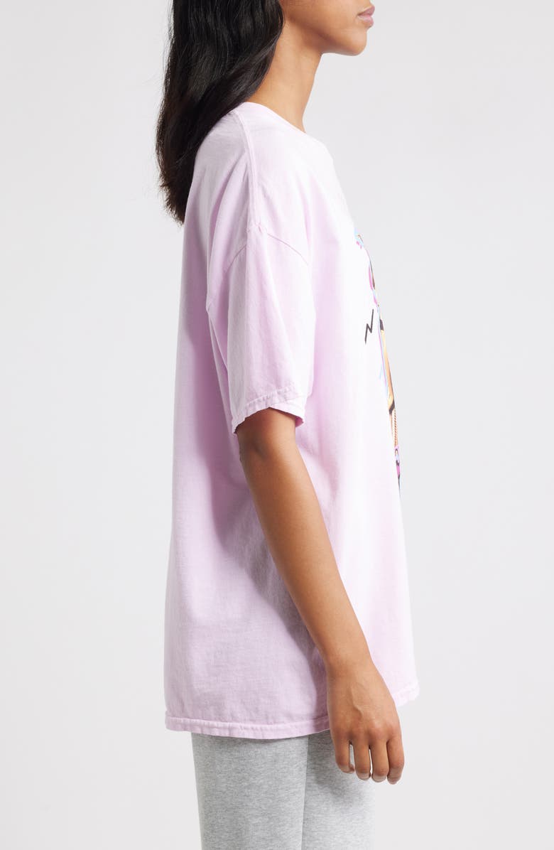 Merch Traffic TLC Girls Band Cotton Blend Graphic T-Shirt, Alternate, color, Lavender