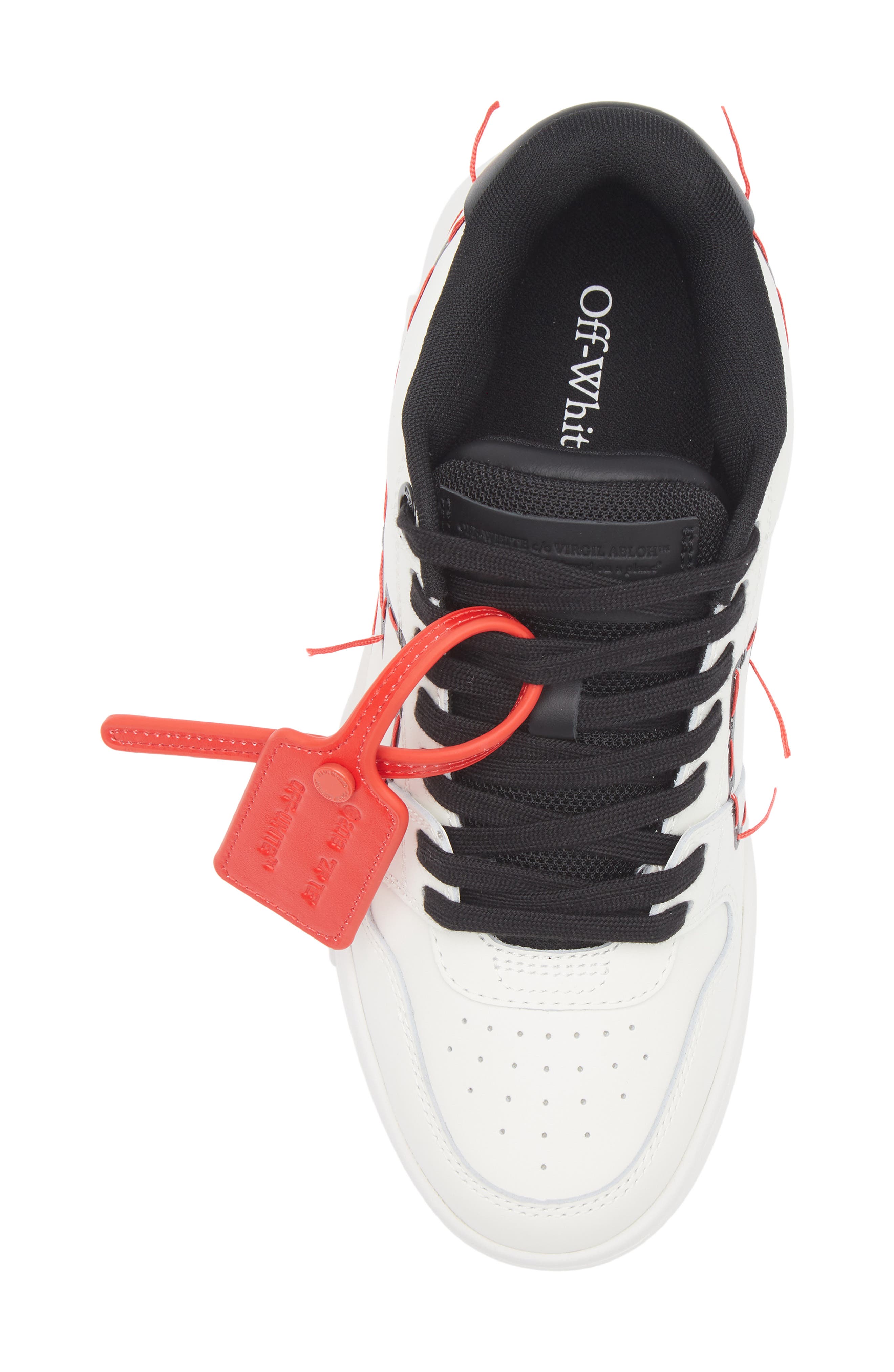 Off-White Out Of Office Sneaker, Alternate, color, White - Black