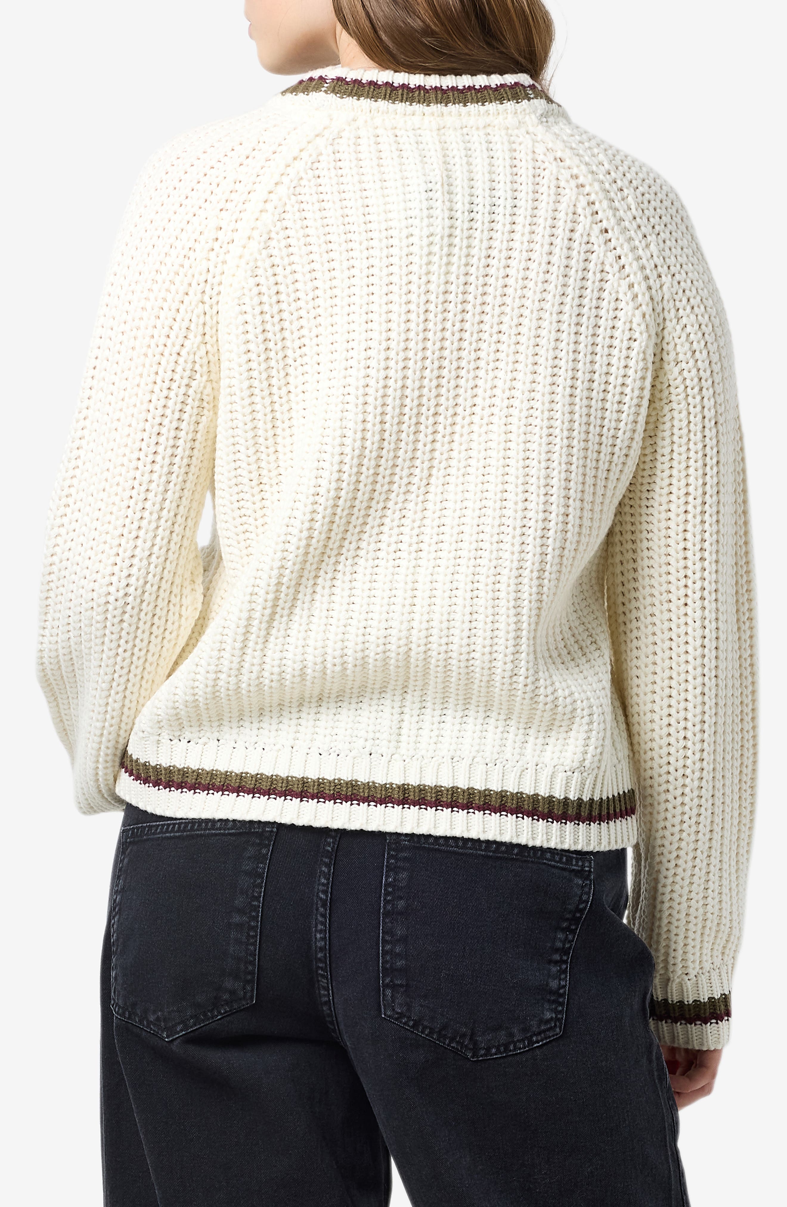 Charlie Varsity V-Neck Cardigan - image 2