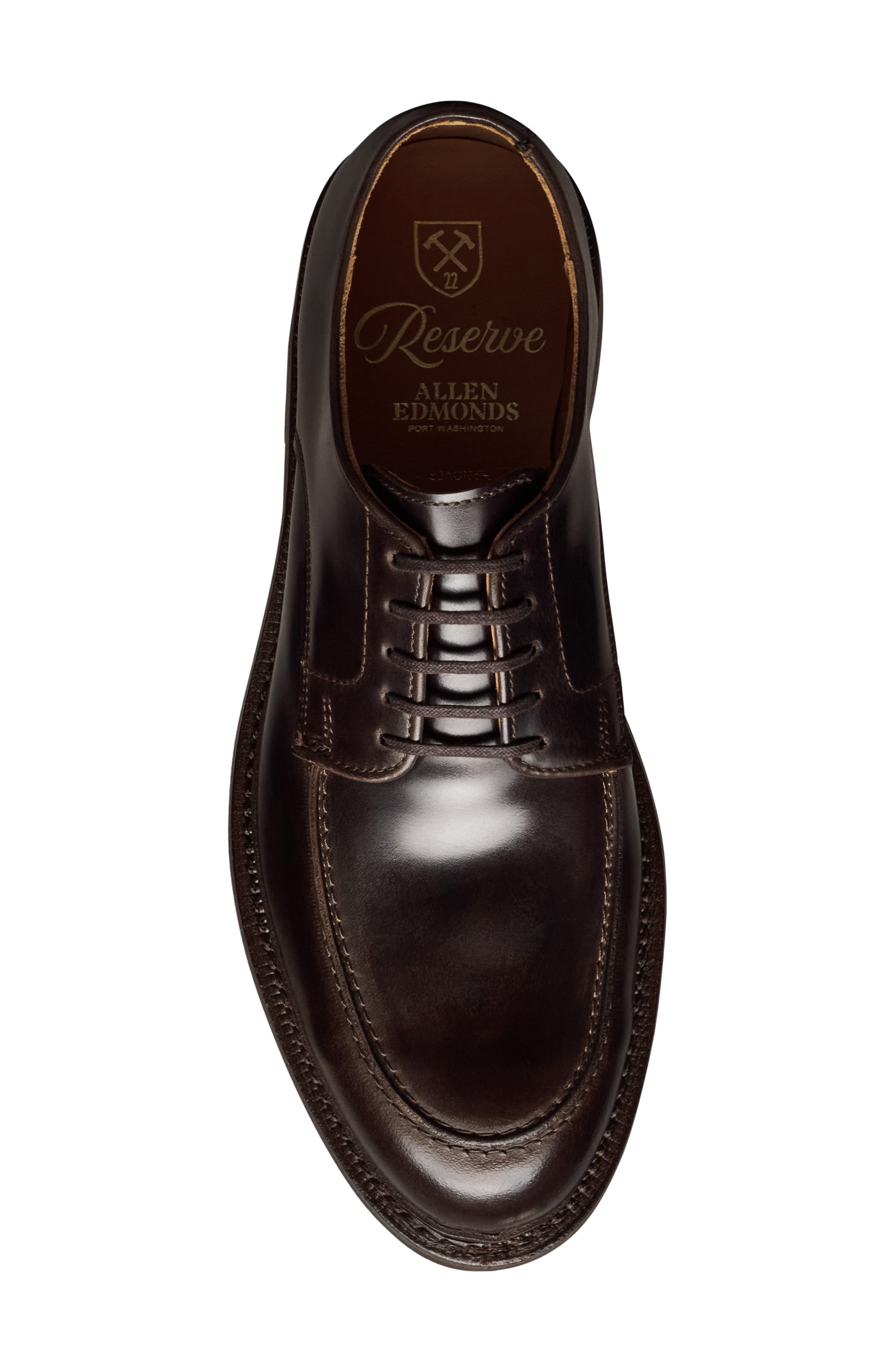 Hanover Apron Toe Derby, Alternate, color, DARK BROWN