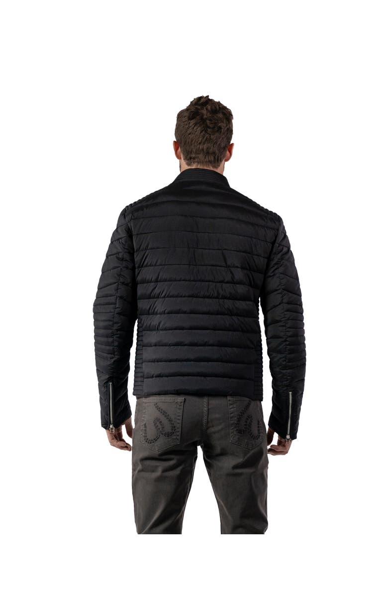 Woodpecker Men's Moto Jacket, Alternate, color, Black