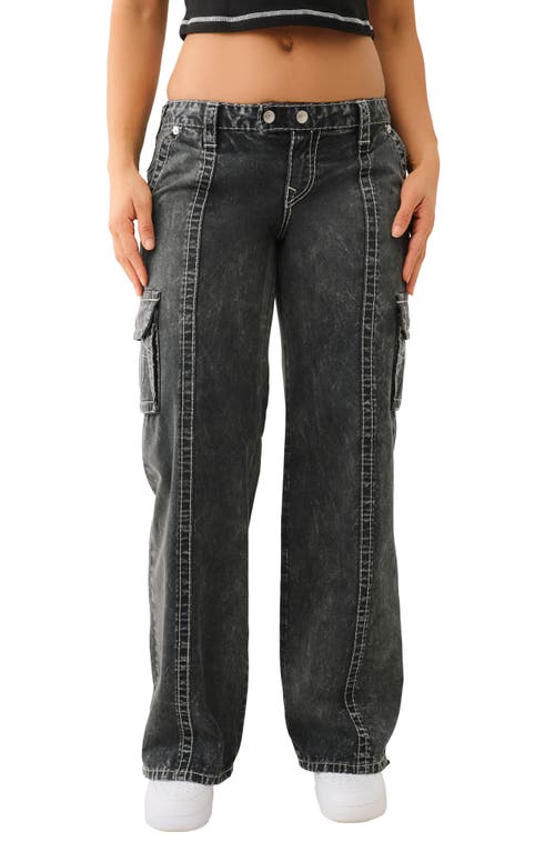 TRUE RELIGION TRUE RELIGION NATALIE LOW RISE RELAXED FIT CARGO JEANS