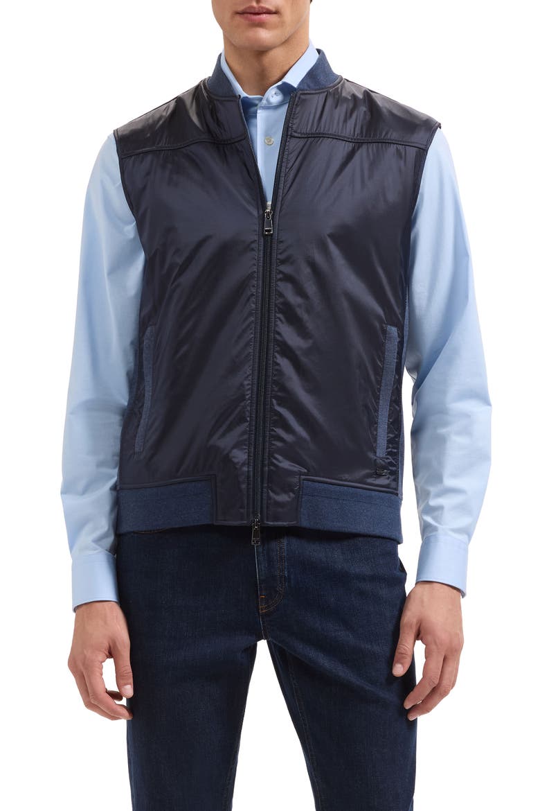 Soft Touch Knit Vest, Main, color, NAVY