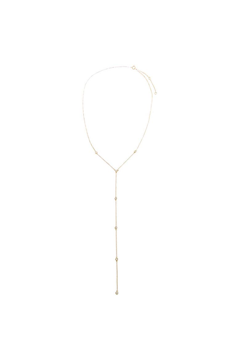 Diamond By The Yard Lariat 14K, Alternate, color, 14K Gold