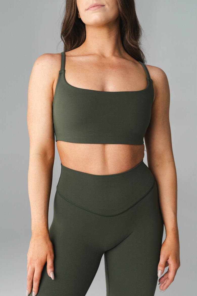 Cloud II Scoop Tank, Alternate, color, Olive