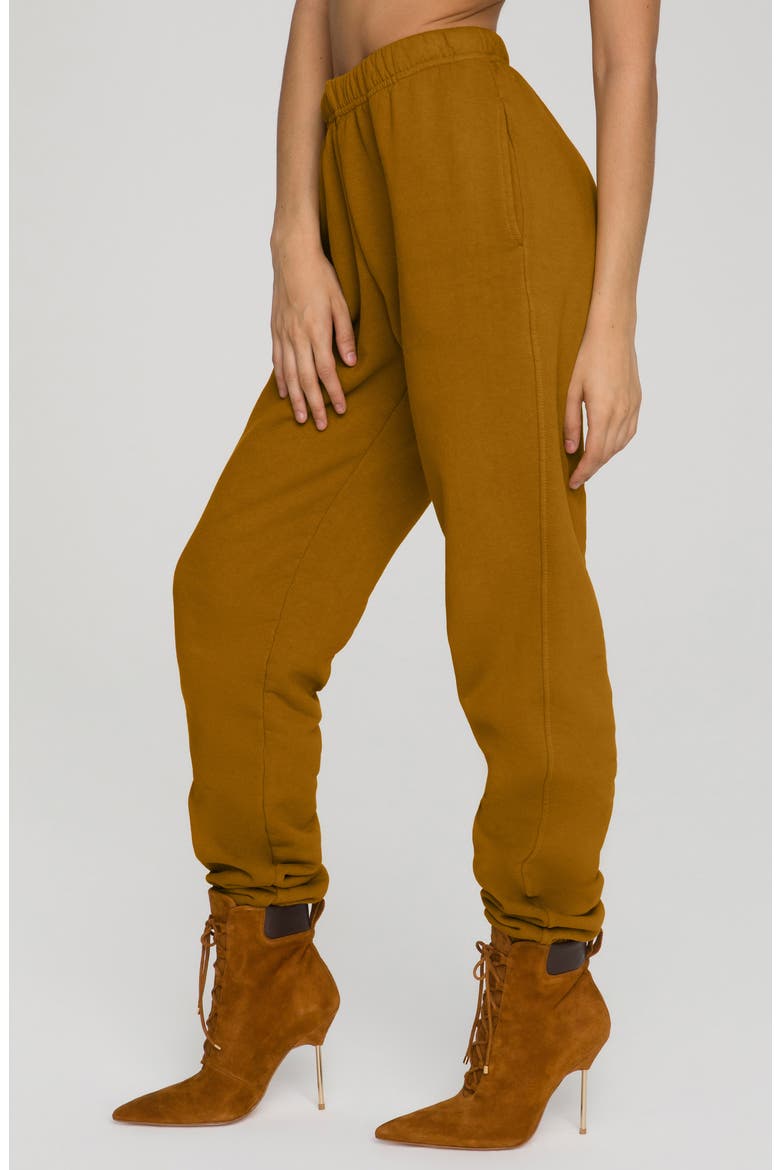 Boyfriend Sweatpants, Alternate, color, BRONZE BROWN001