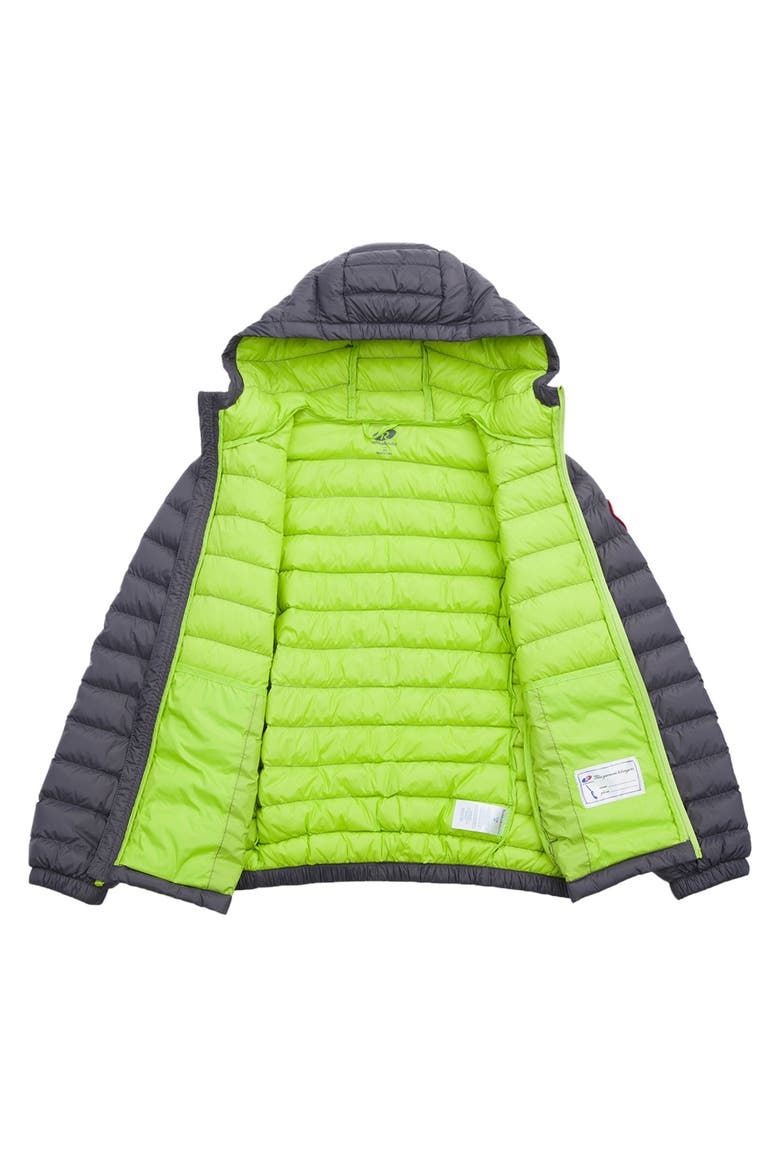 Kids' Ultra Light Packable Down Jacket, Alternate, color, Charcoal grey