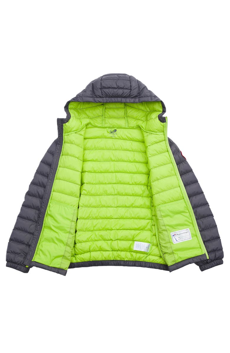 Rokka&Rolla Kids' Ultra Light Packable Down Jacket, Alternate, color, Charcoal Grey