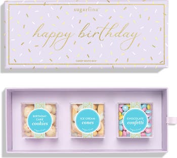 Happy Birthday Set of 3 Candy Bento Box