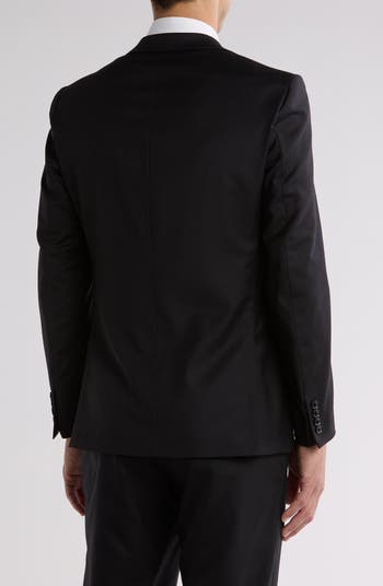Black Slim Stretch Suit Jacket