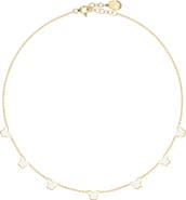 GABI RIELLE Butterfly Enamel Station Necklace