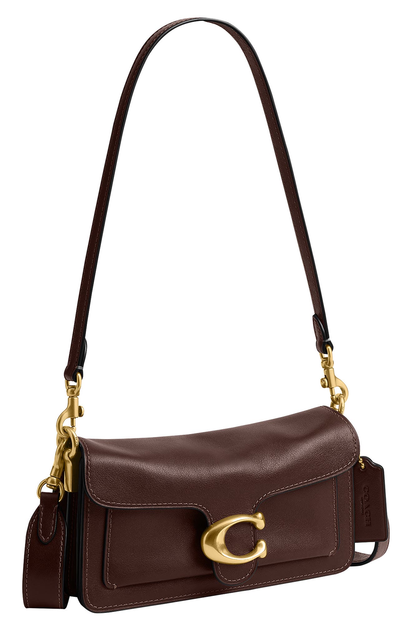 Soft Tabby 20 Leather Shoulder Bag, Alternate, color, B4/ MAPLE