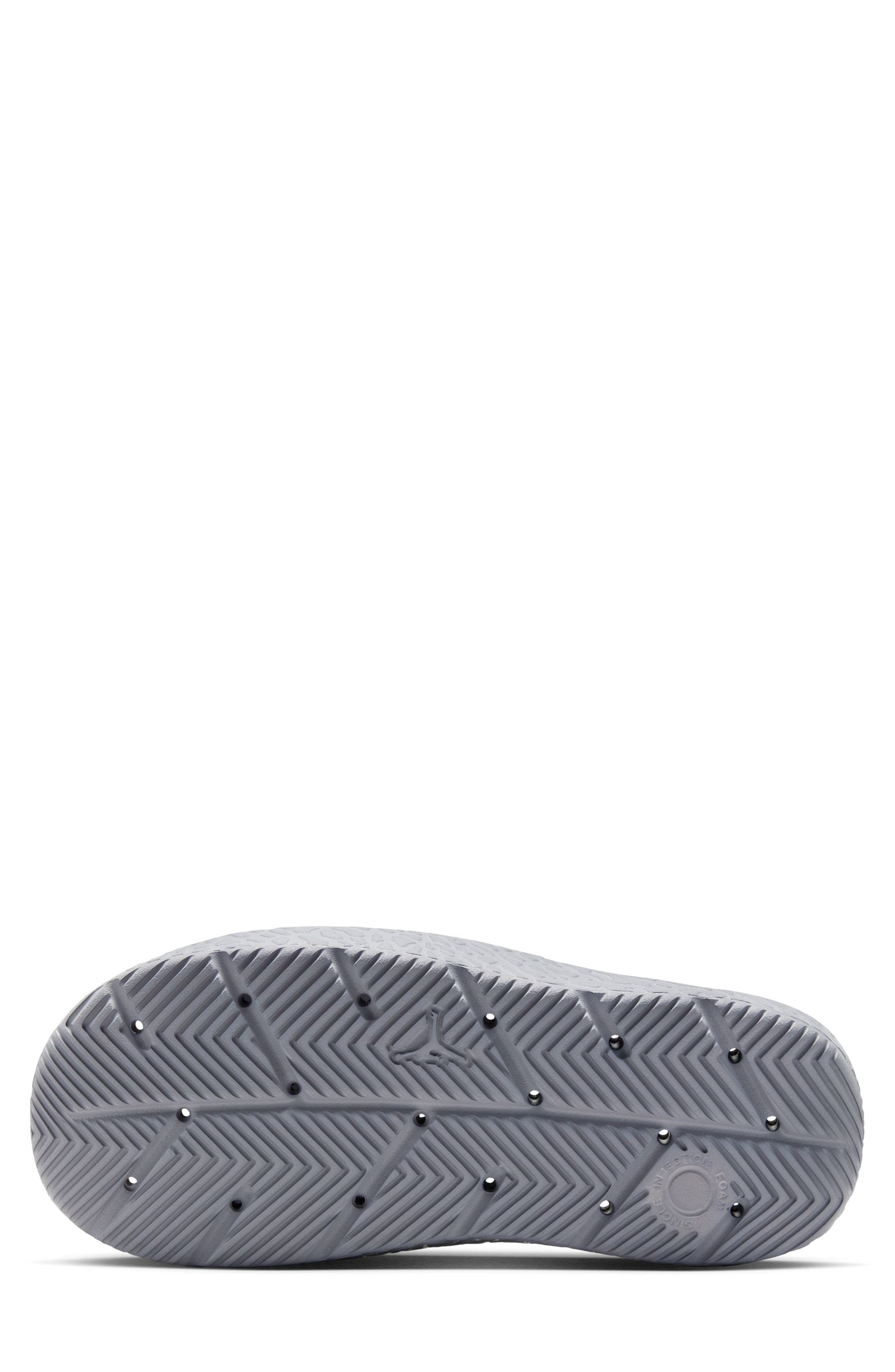 Jordan Franchise Shower Slide, Alternate, color, Cement Grey/ Black