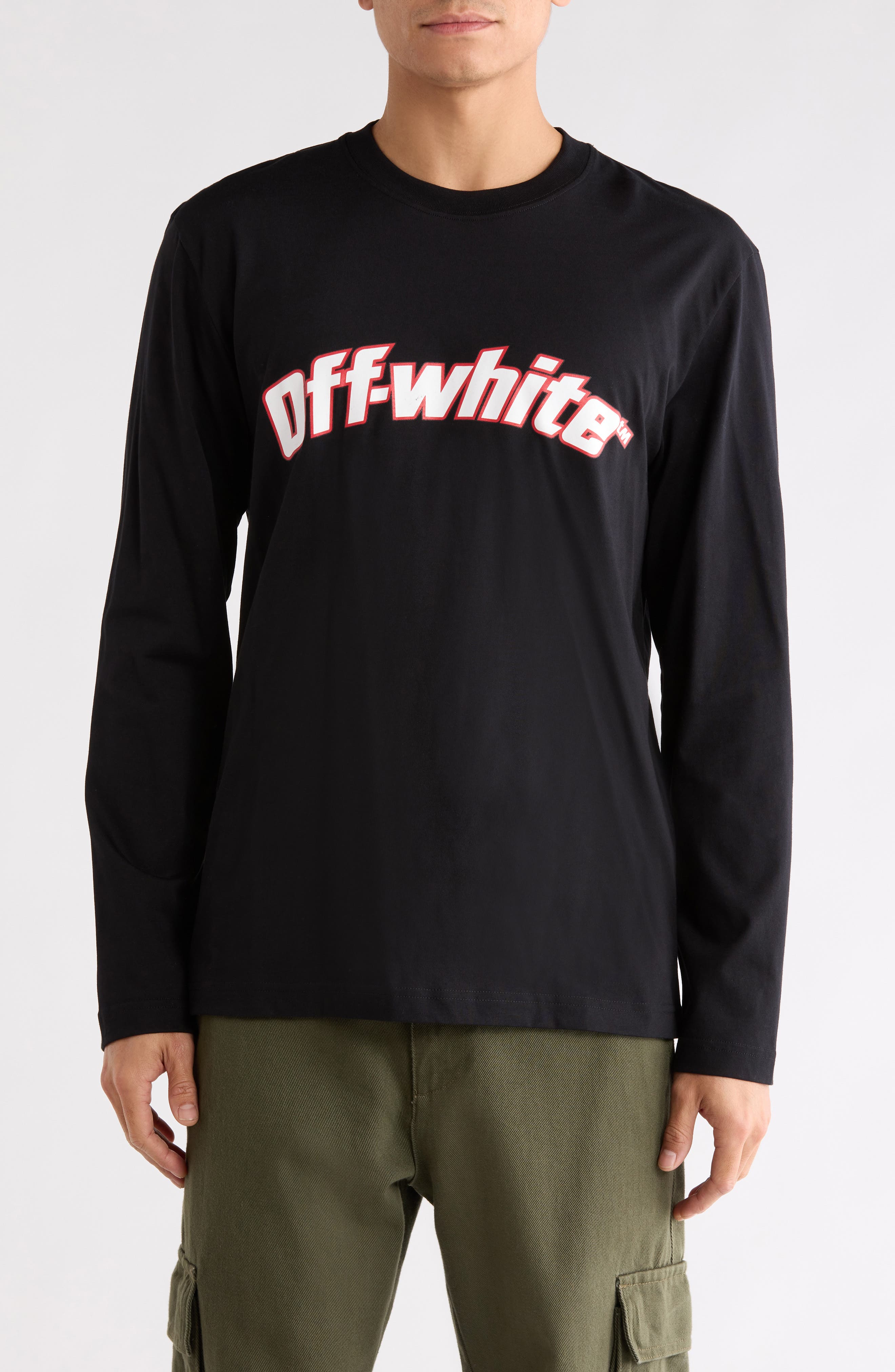 Off-White Logo Skate Long Sleeve T-Shirt
