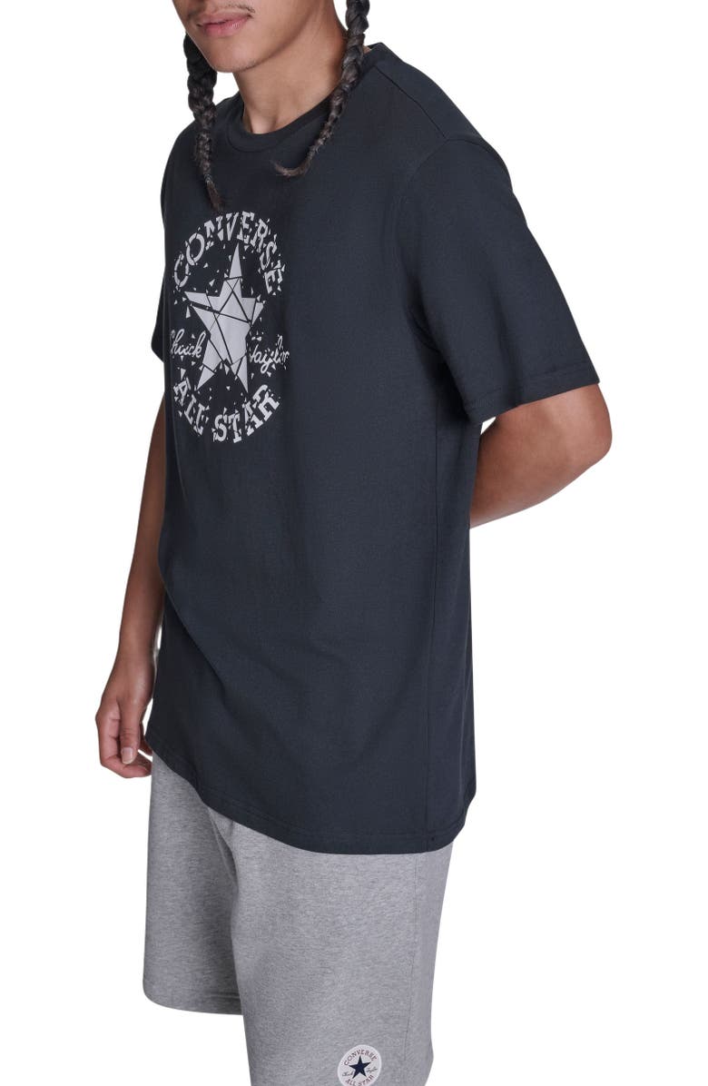 Converse Broken Glass T-Shirt, Alternate, color, Converse Black