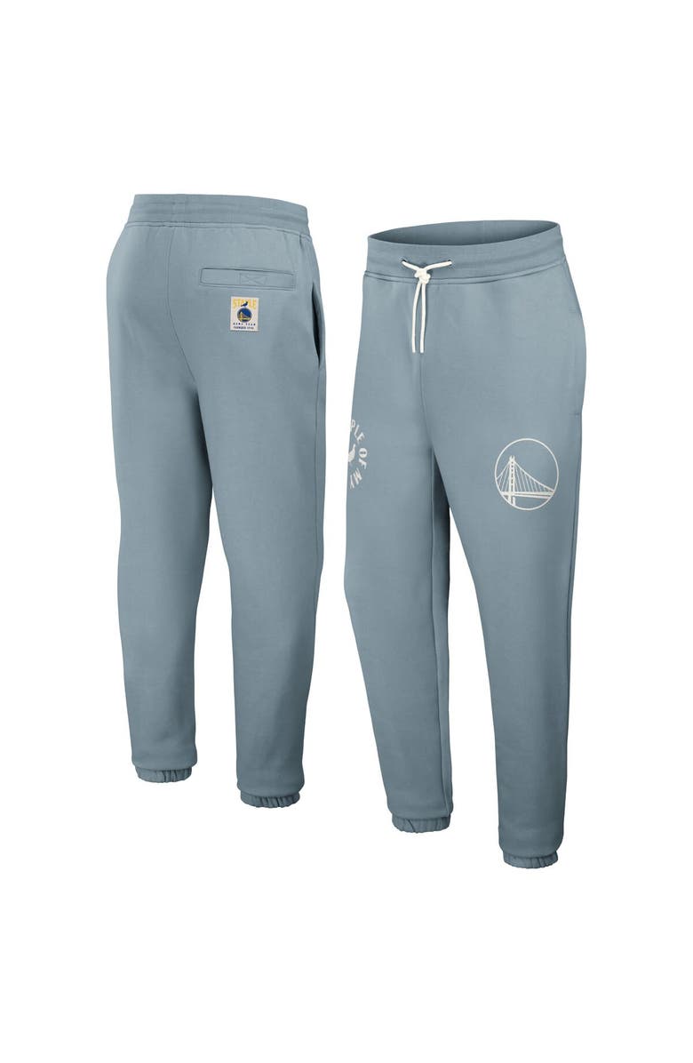 STAPLE Men's NBA x Staple Mint Golden State Warriors Plush Sweatpants, Main, color, Mint