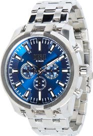 DIESEL® Split Bracelet Strap Chronograph Watch