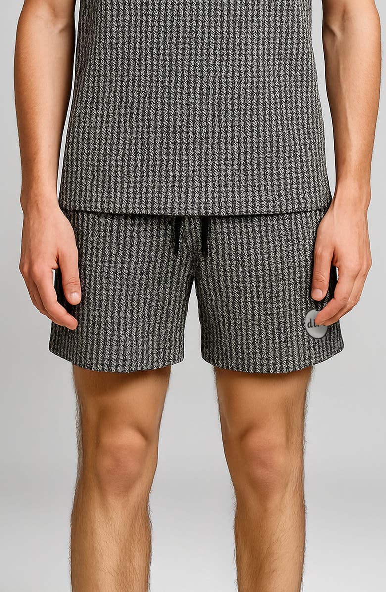 D.RT Vacay Cotton Shorts, Alternate, color, White/ Black