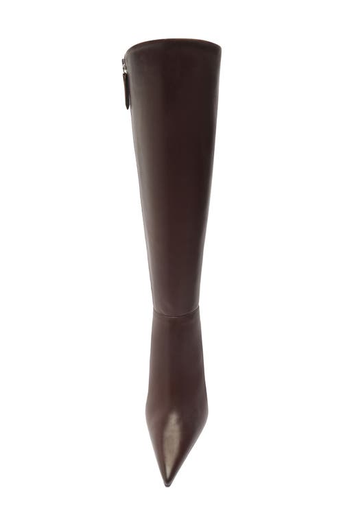 Schutz Mikki Up Knee High Boot In Animal Print