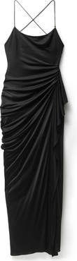 Versace Liquid Drape Jersey Gown