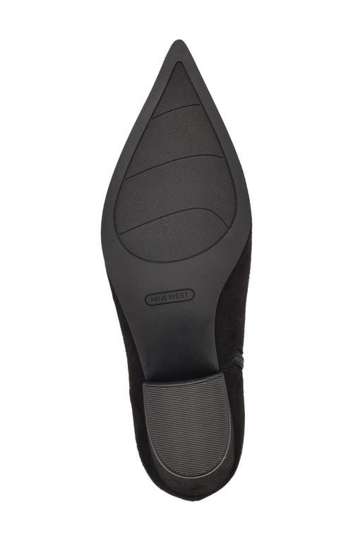 Nine West Serri Block Heel Bootie In Black