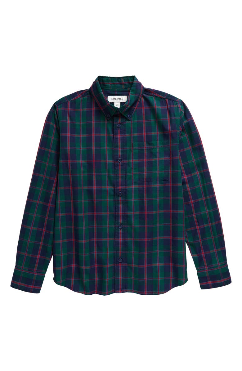 Nordstrom Kids' Button-Down Shirt, Main, color, 
