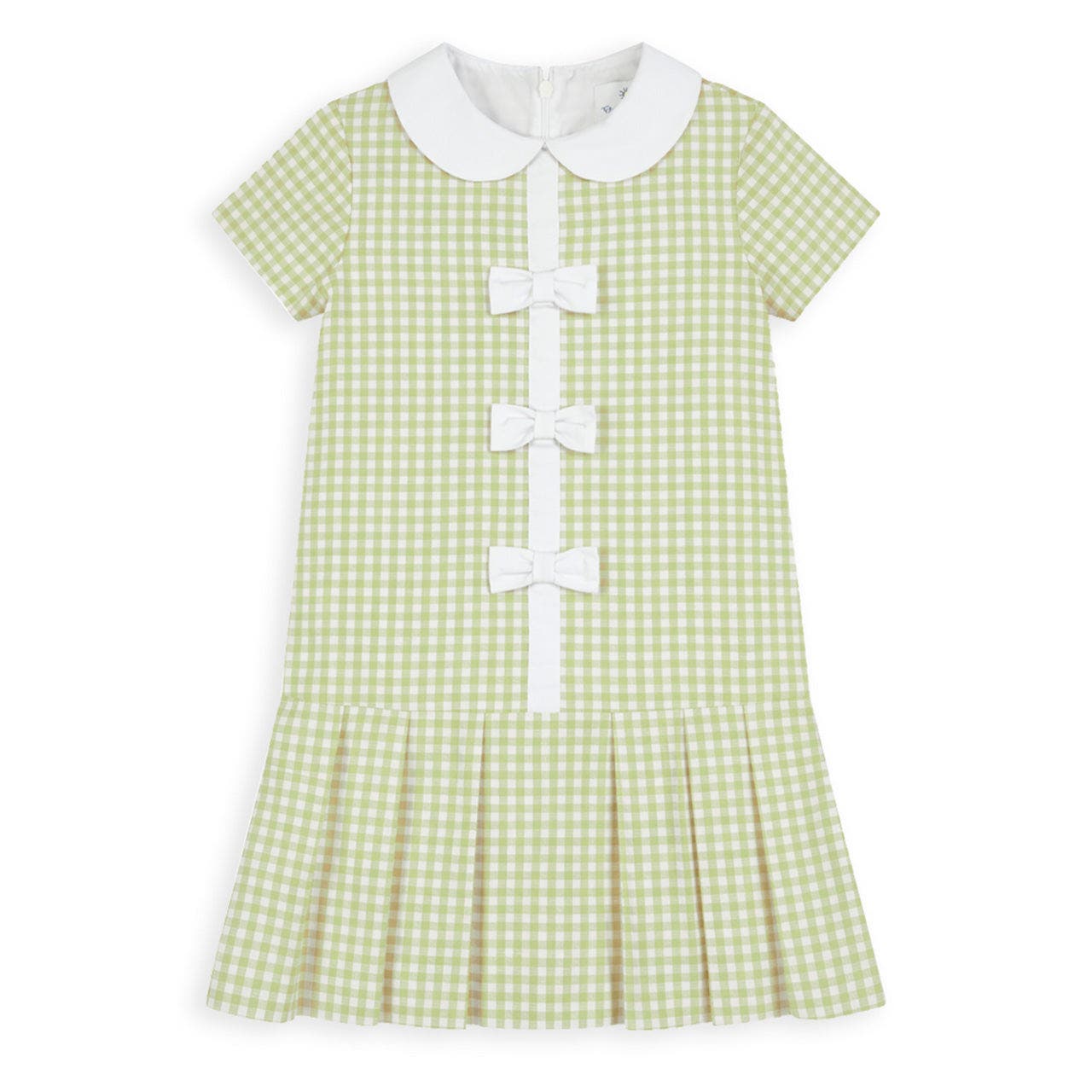 selected Sage & White Check