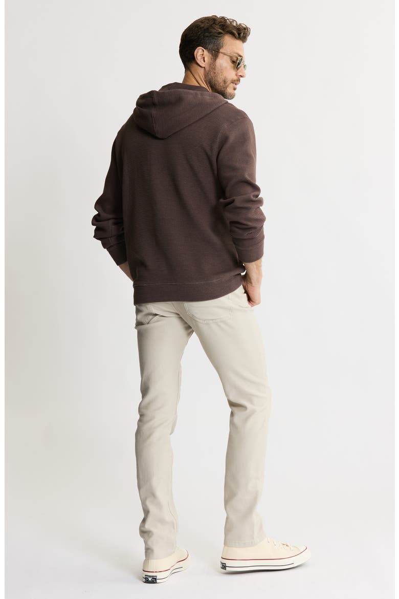 Textured Knit Hooded Pullover, Alternate, color, BROWN