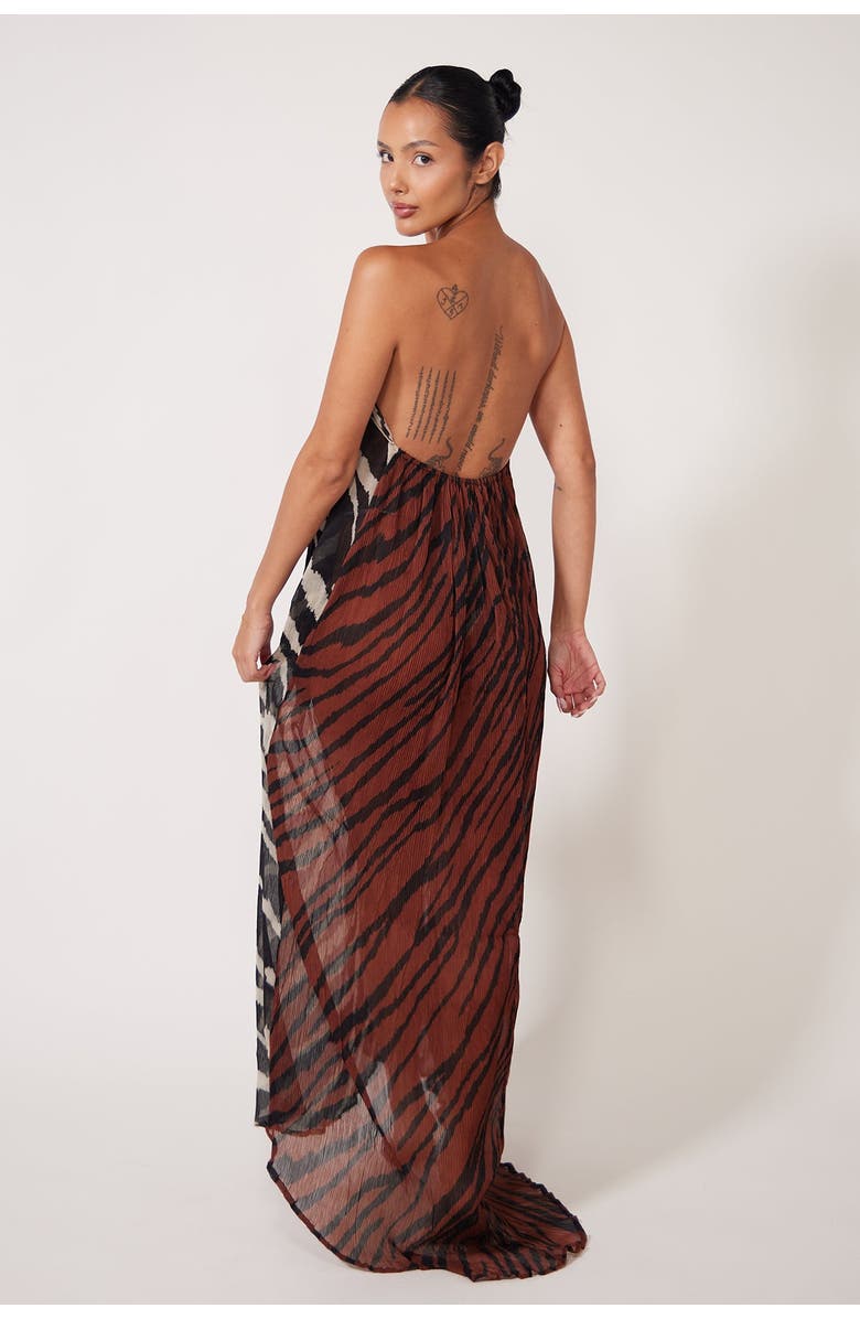 Villa Fresca Gaia Dress Cover-up Dress, Alternate, color, Okapi